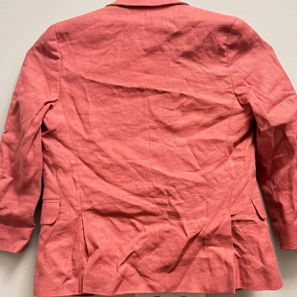 Lauren Ralph Lauren Little & Big Boys Classic Fit Linen Sport Coat - Red Size 6